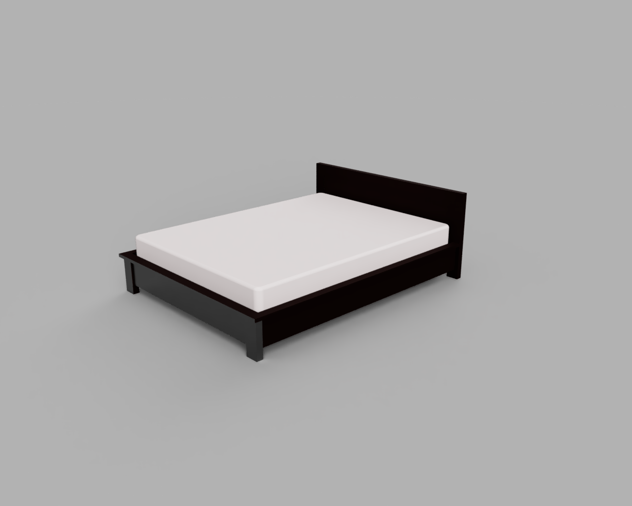 Japanese Style Bed Frame and Mattress