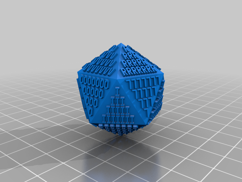 Customizable Magic 8-Ball 20 Sided Die