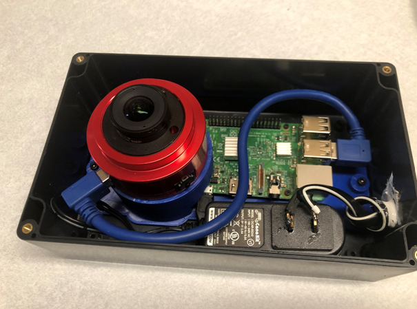 AllSky Camera Mount for ZWO 290 and IP65 Enclosure