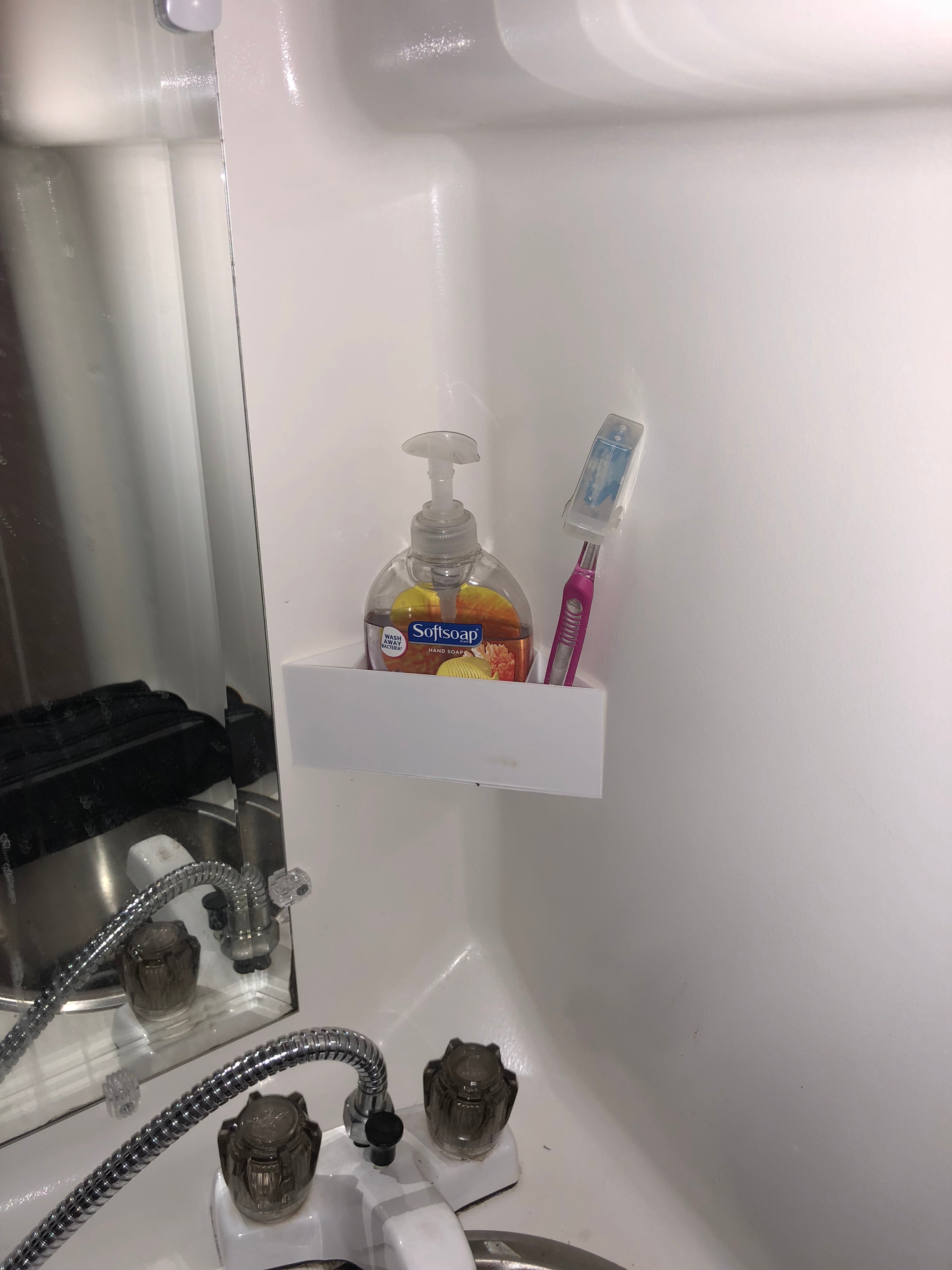 Soft Soap Holder for RV Bathroom