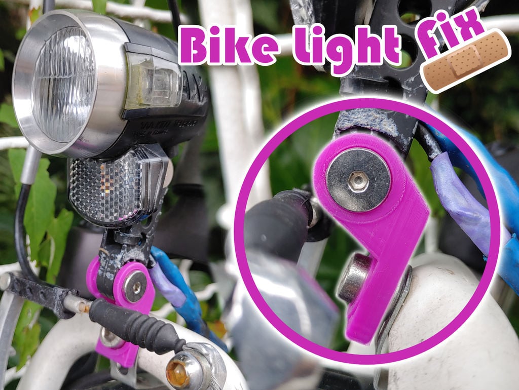 AXA bike light holder
