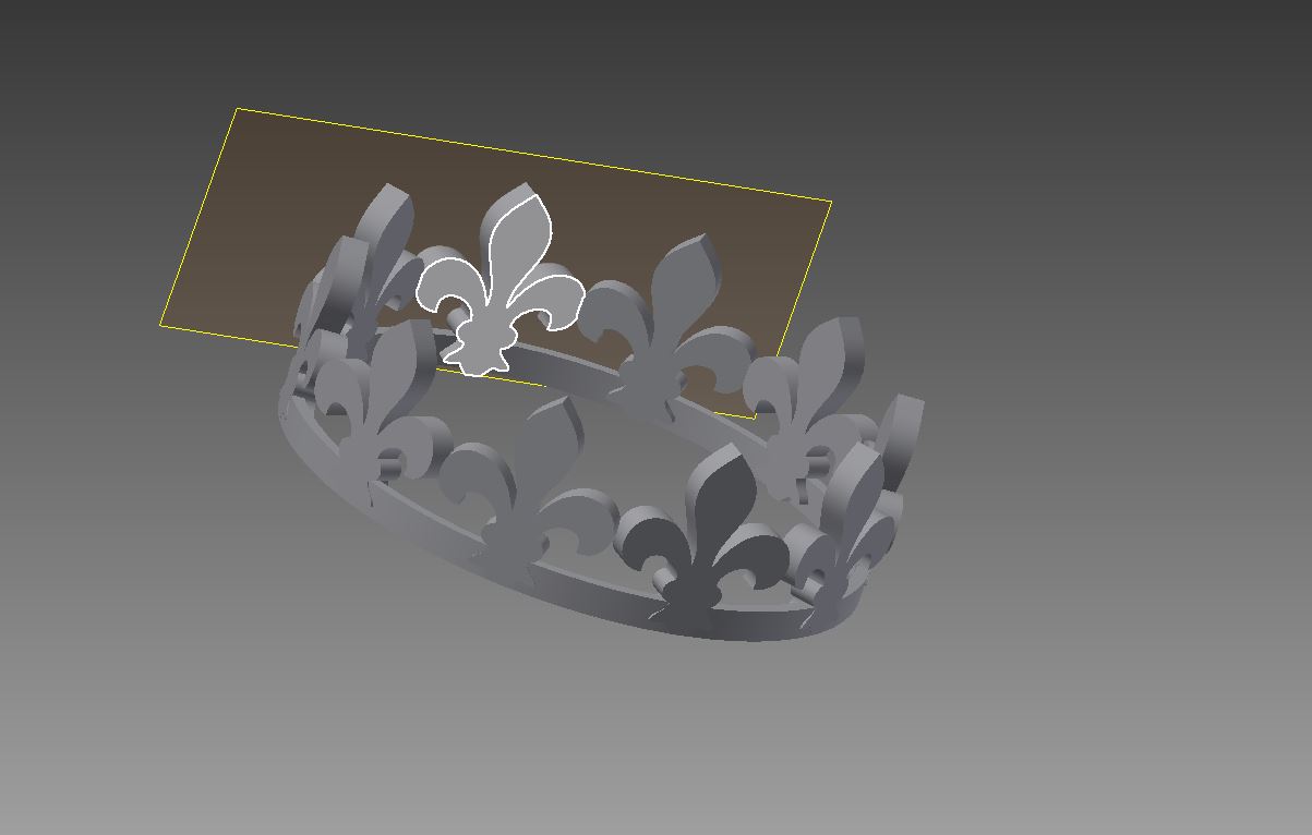 Simple Fleur Crown