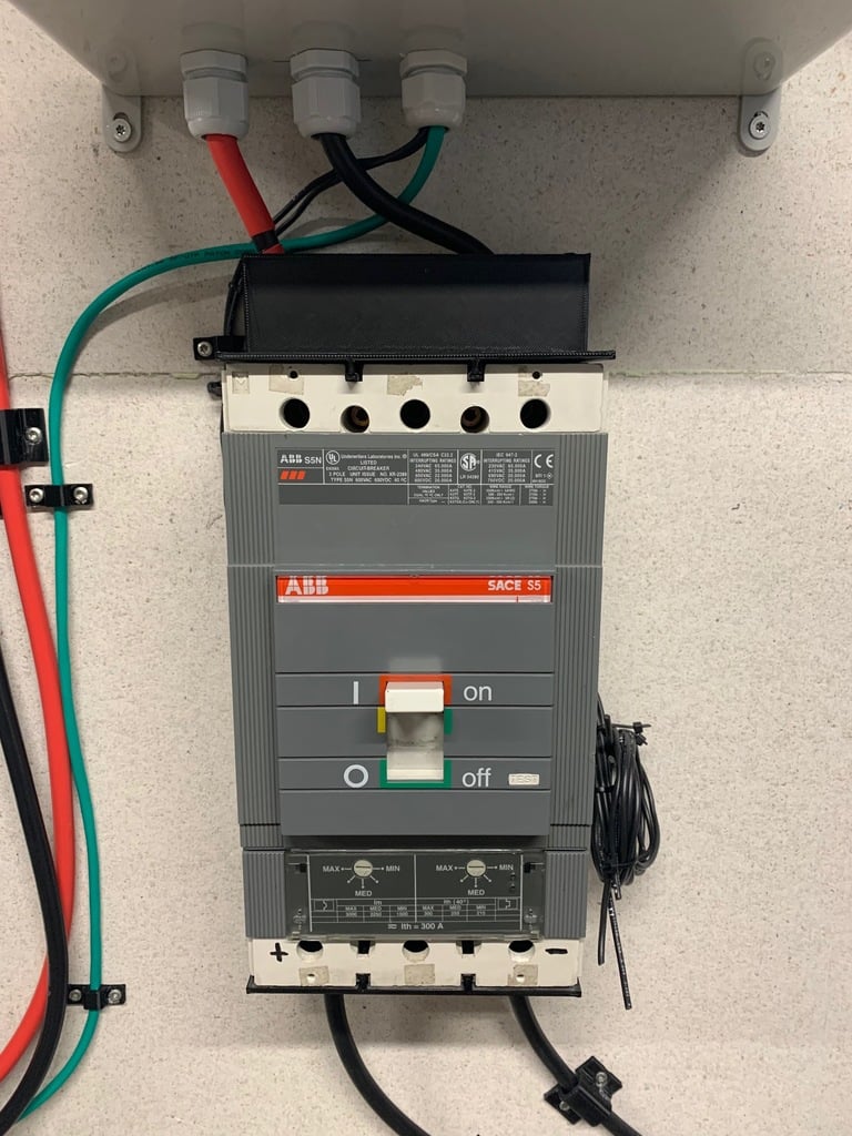 ABB SACE S5 Protection Cover (3 Pole) for DIY Powerwall