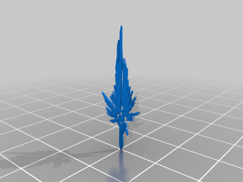 Soulcalibur sword simple to print