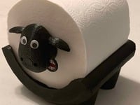 Shaun the Sheep Toilet Paper Roll Countertop Holder by geodynamics -  Thingiverse