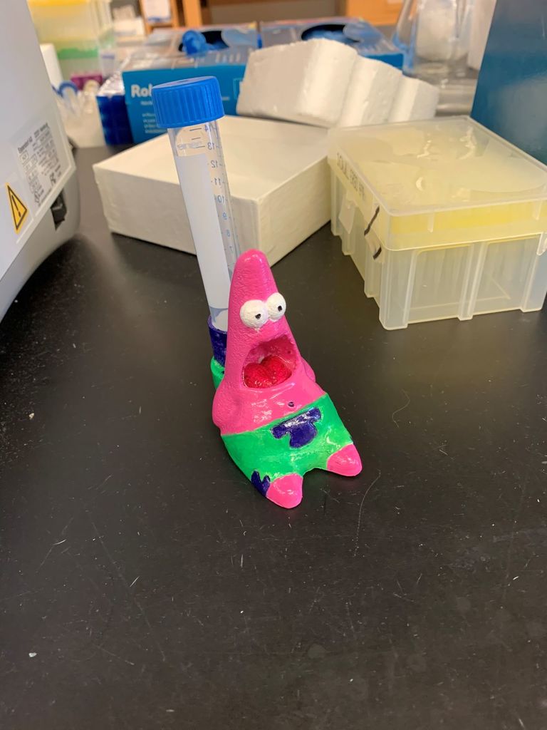 test tube (15ml) Surprised Patrick