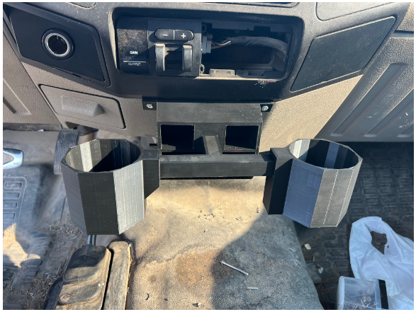 Ford truck cup holder
