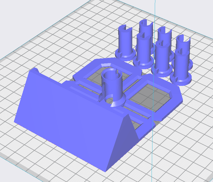 Wall drilling guide + drill dust collector with more inserts, no supports