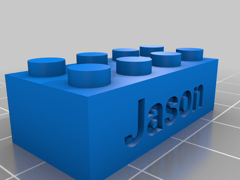 My Customized LEGO compatible Text Bricks Dr Jason