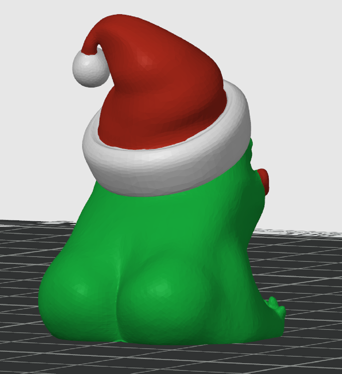 Fred Pepe the Thicc Christmas Frog