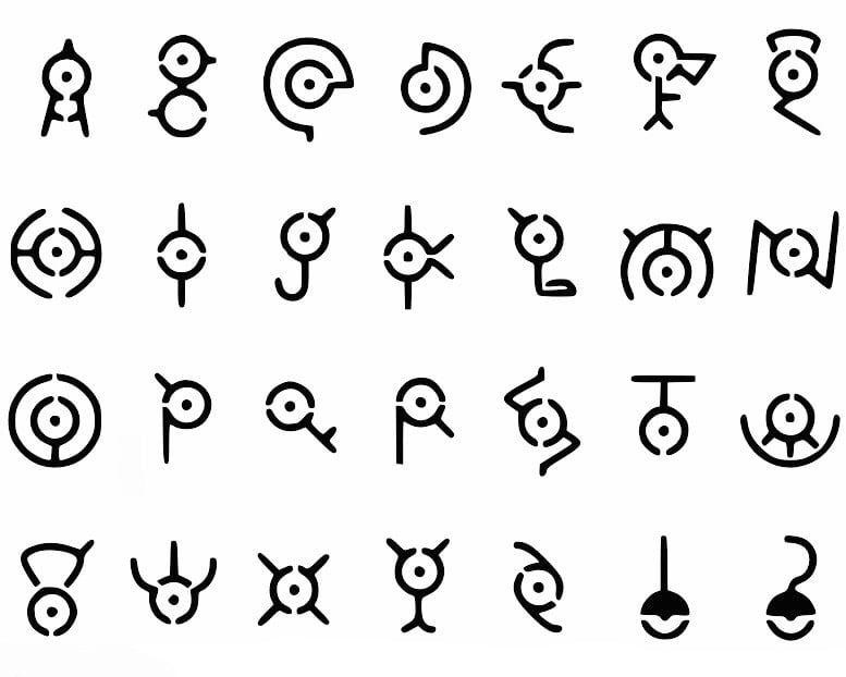Unown stencil