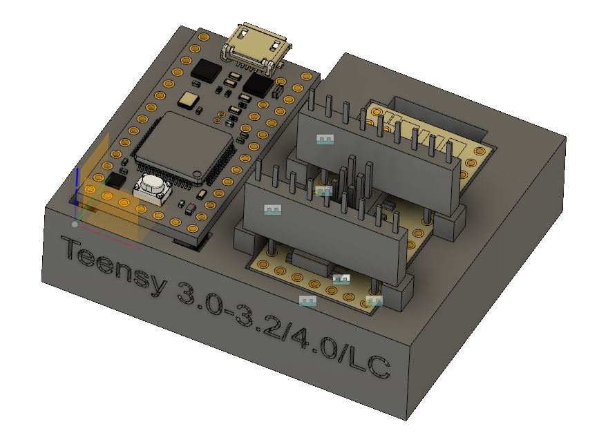 Teensy 3.2/4.0/LC soldering jig
