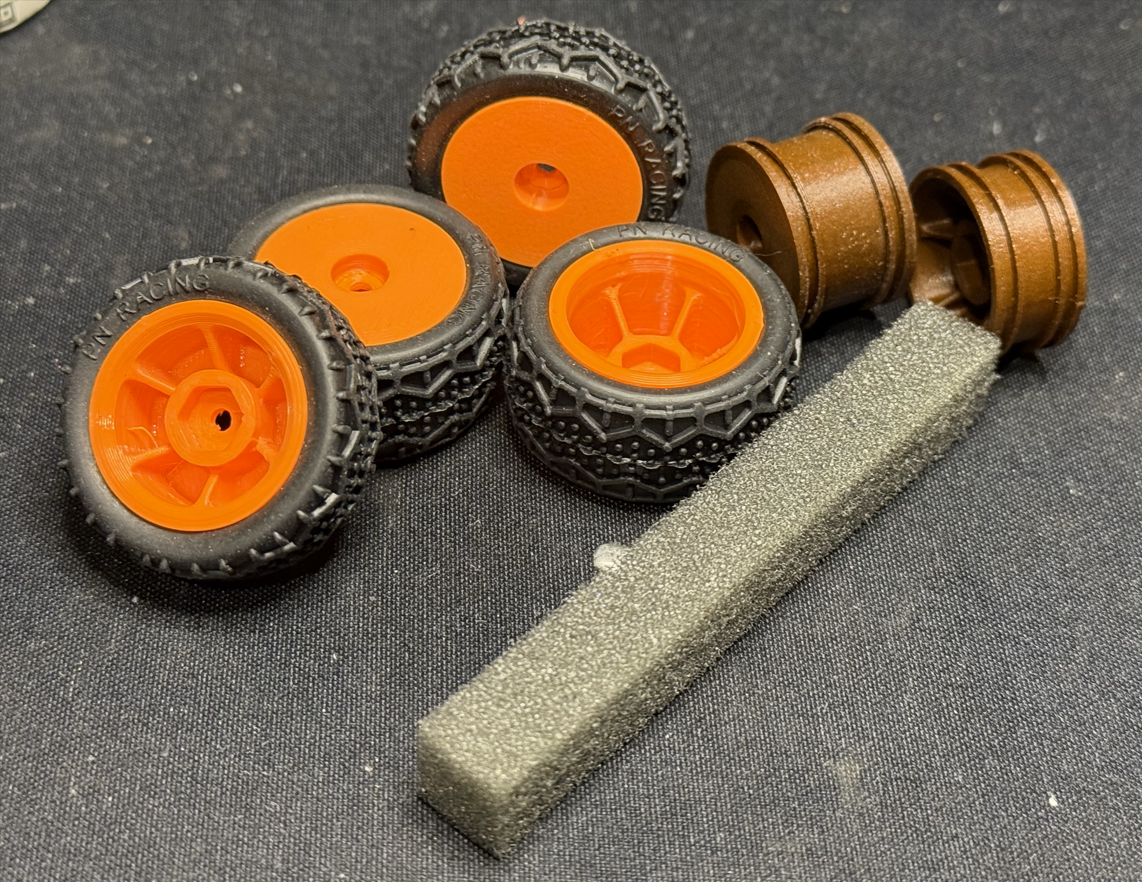 Micro B printed wheels for PN & Kyosho MB tyres