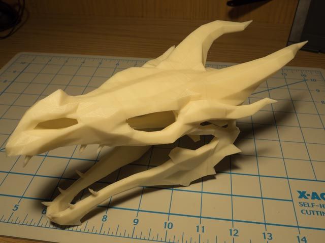 Dragon skull from Skyrim (enlarged)