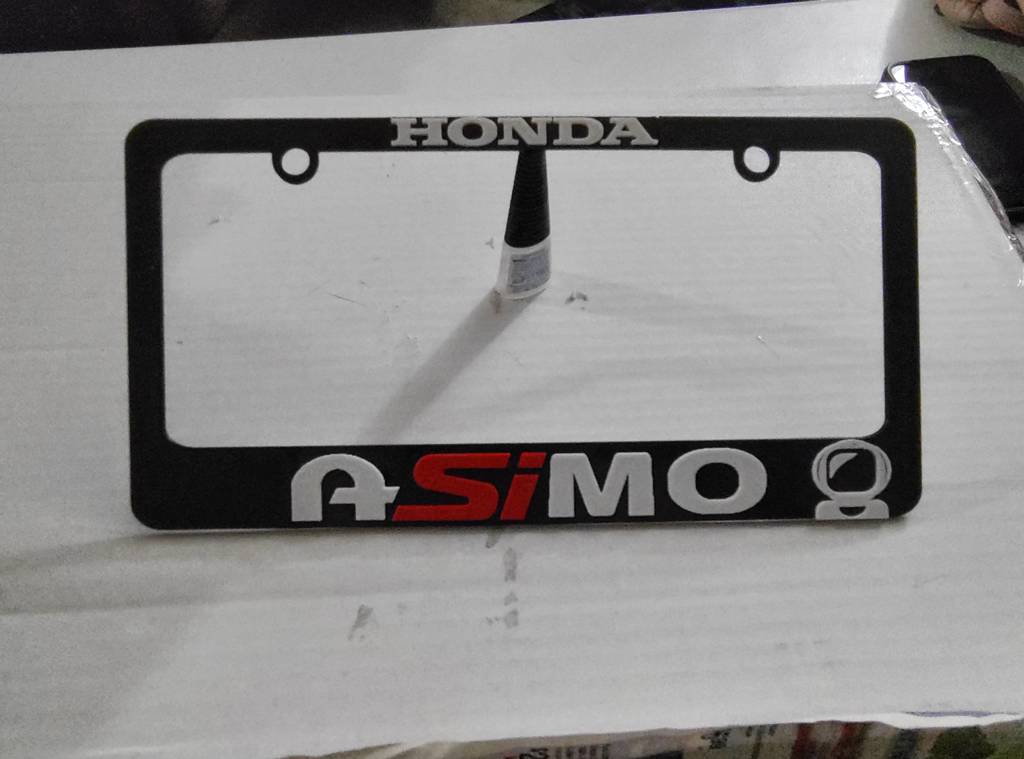 Honda Civic Si ASIMO License Plate Frame