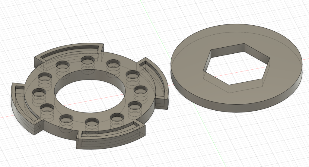 Invision MX200 Single Monitor Arm Replacement Spacers and Washers for Tilt Axis Mechanism (with tighter tolerances)