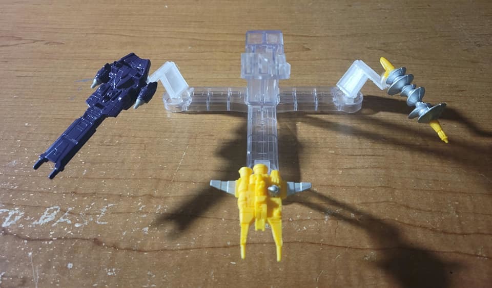 Haslab Unicron extra stand pegs for Galvatron Revenge Guns