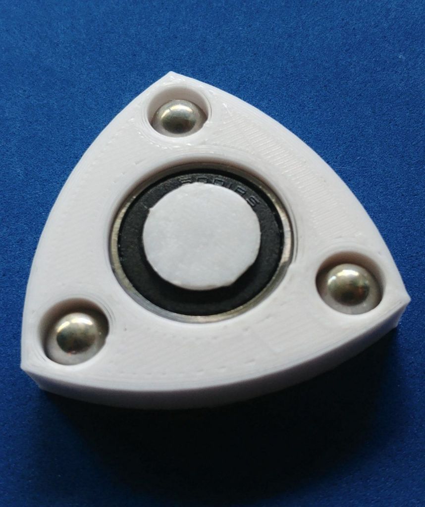 Fidget Spinner - Wankel engine shape (mazda rx8)