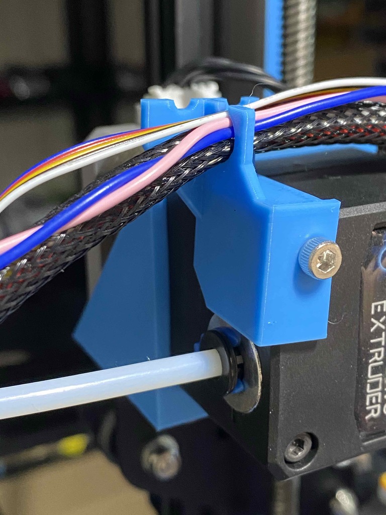 Extruder Relocator Cable Clip for BMG clone