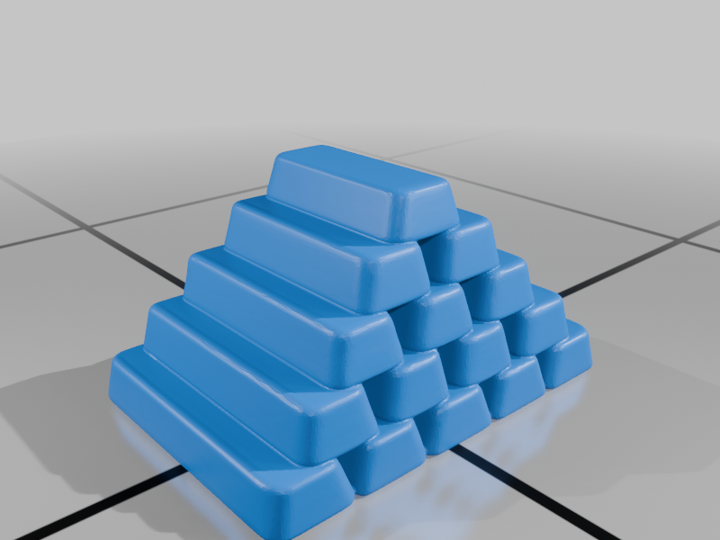 Gold/Metal Bars (Medium Stack)