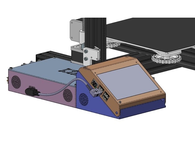 Ender 3 Pro MKS GenV/ SKR V1.3 & Raspberry pi Sidebox