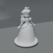 Princess Peach (Easy Print!) 3D model
