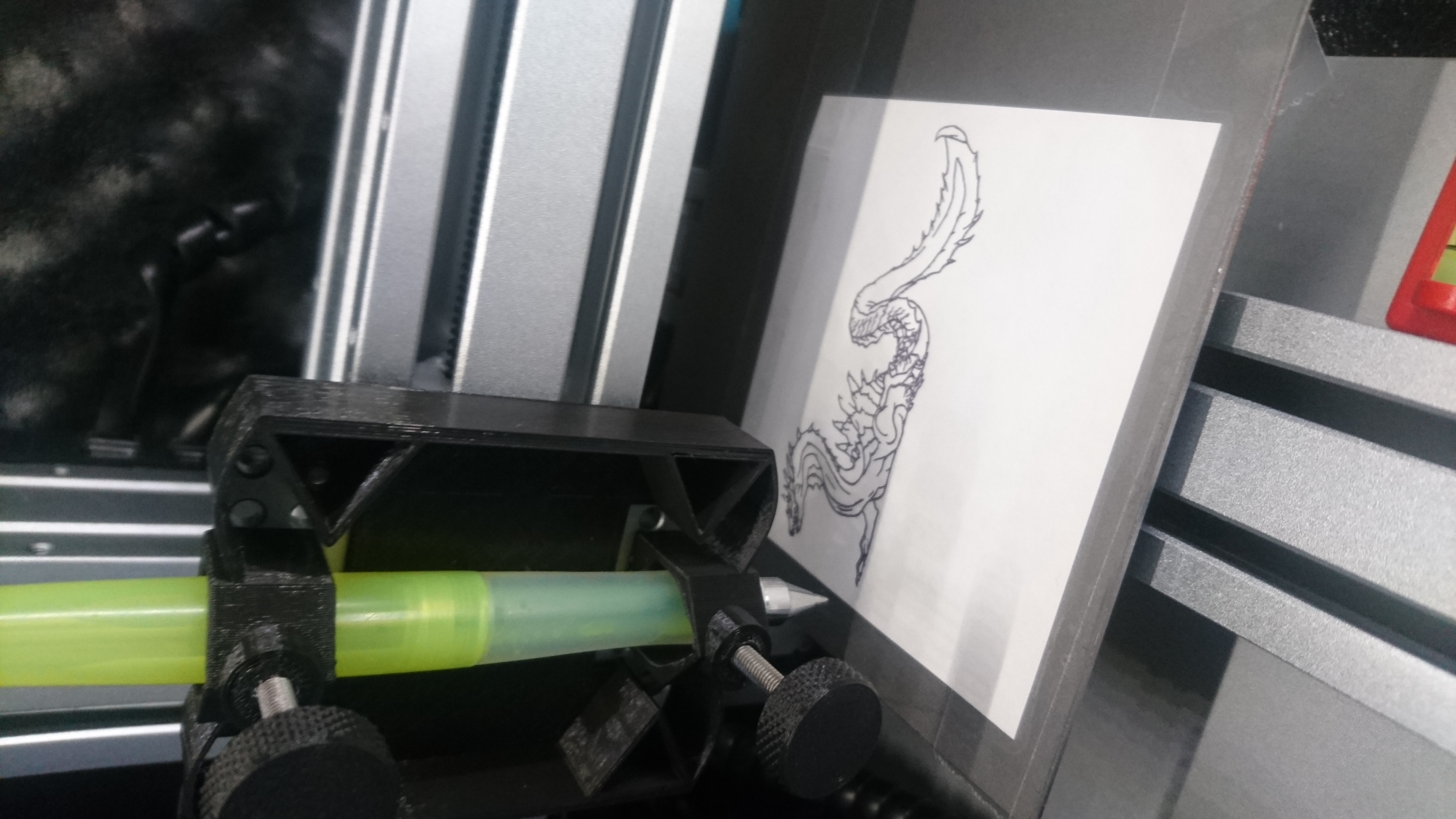 Snapmaker springy pen plotter