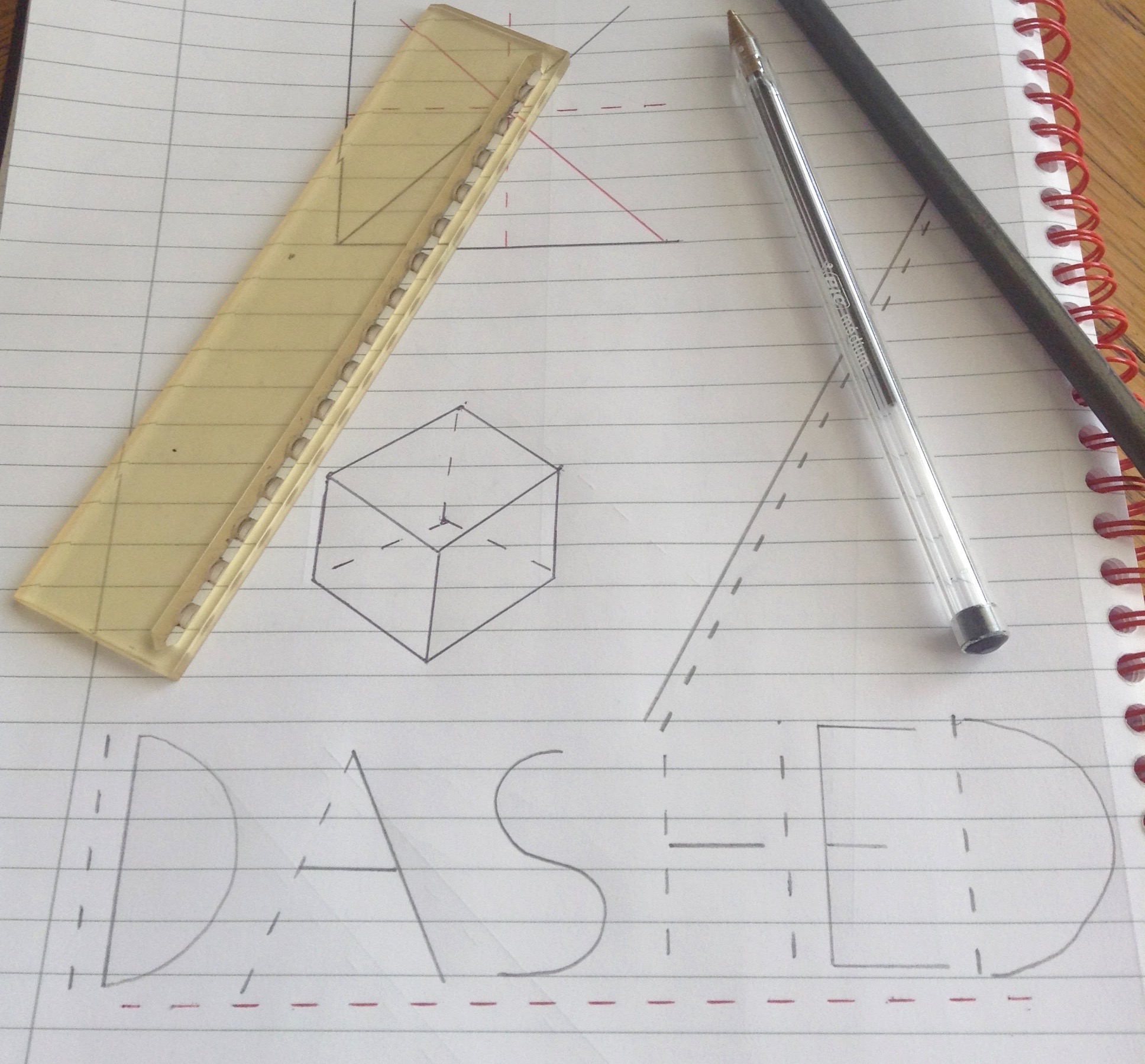 Dashed line Ruler