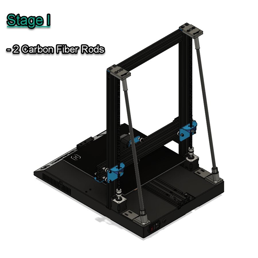Sidewinder X1 -  3DChanh's Z-Axis Braces - Now Upgradable in Stages!
