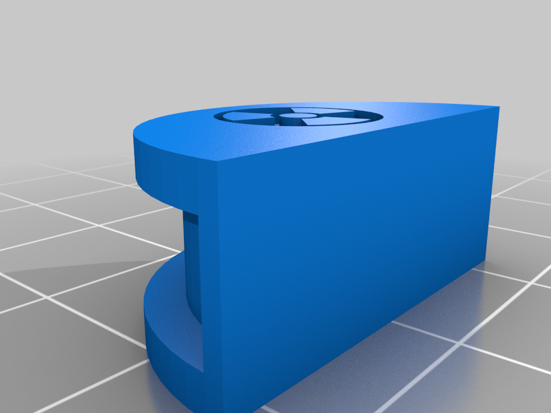 3D Printed Radioactive source for cloud chamber 