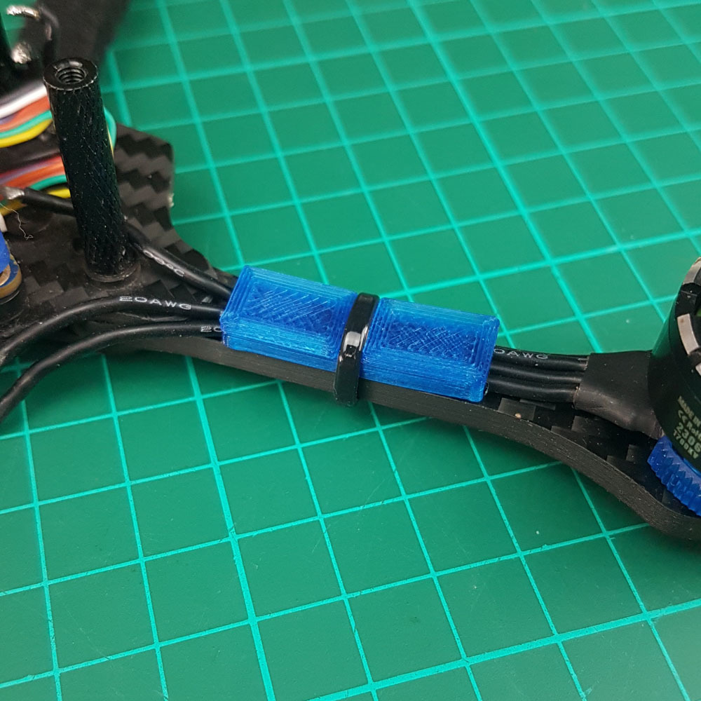 FPV Motor Wire Protection