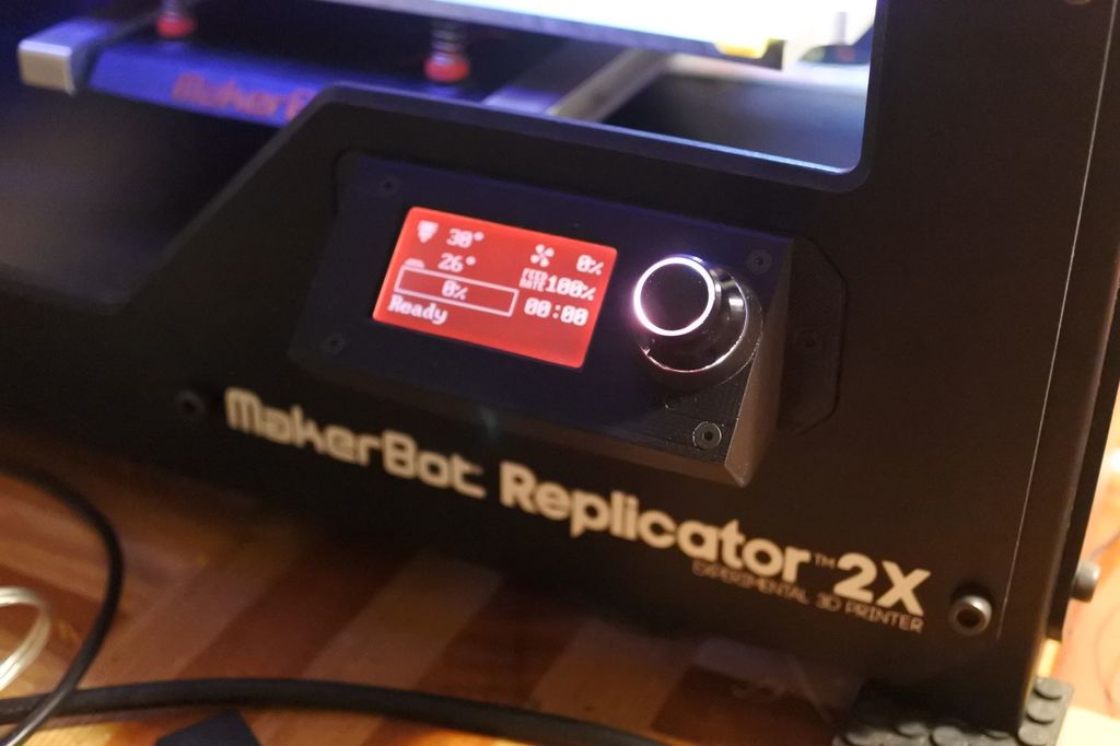 MINI12864 LCD Display mount for Replicator 2X