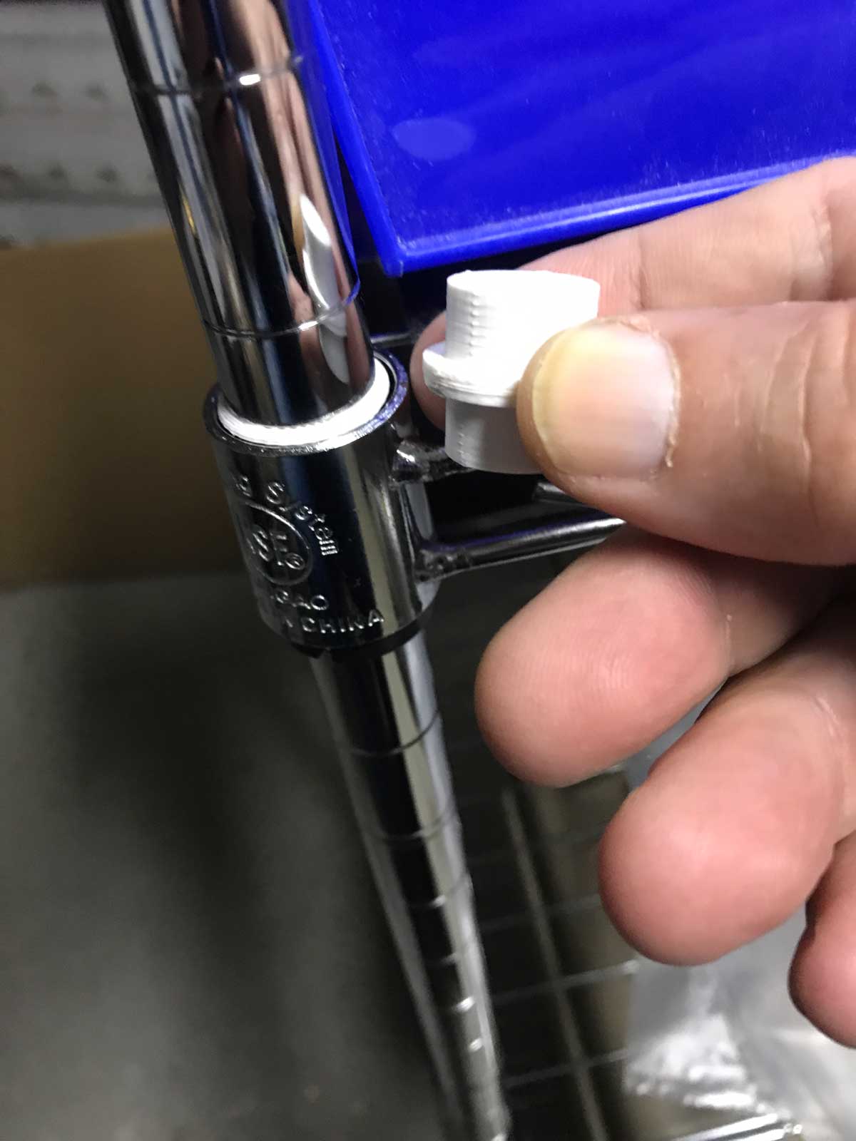 Wire Shelf Stacking Connector