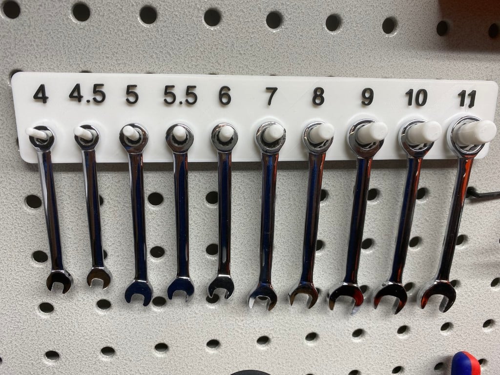 Pegboard Holder for Mini Wrenches (4 - 11 mm)