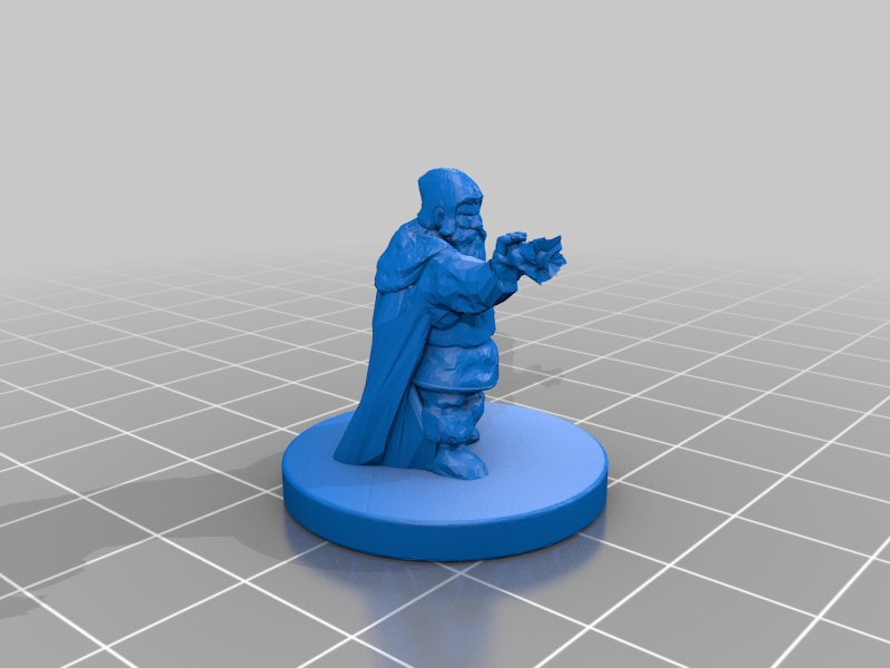 Dwarf Wizard with Ray of Frost
