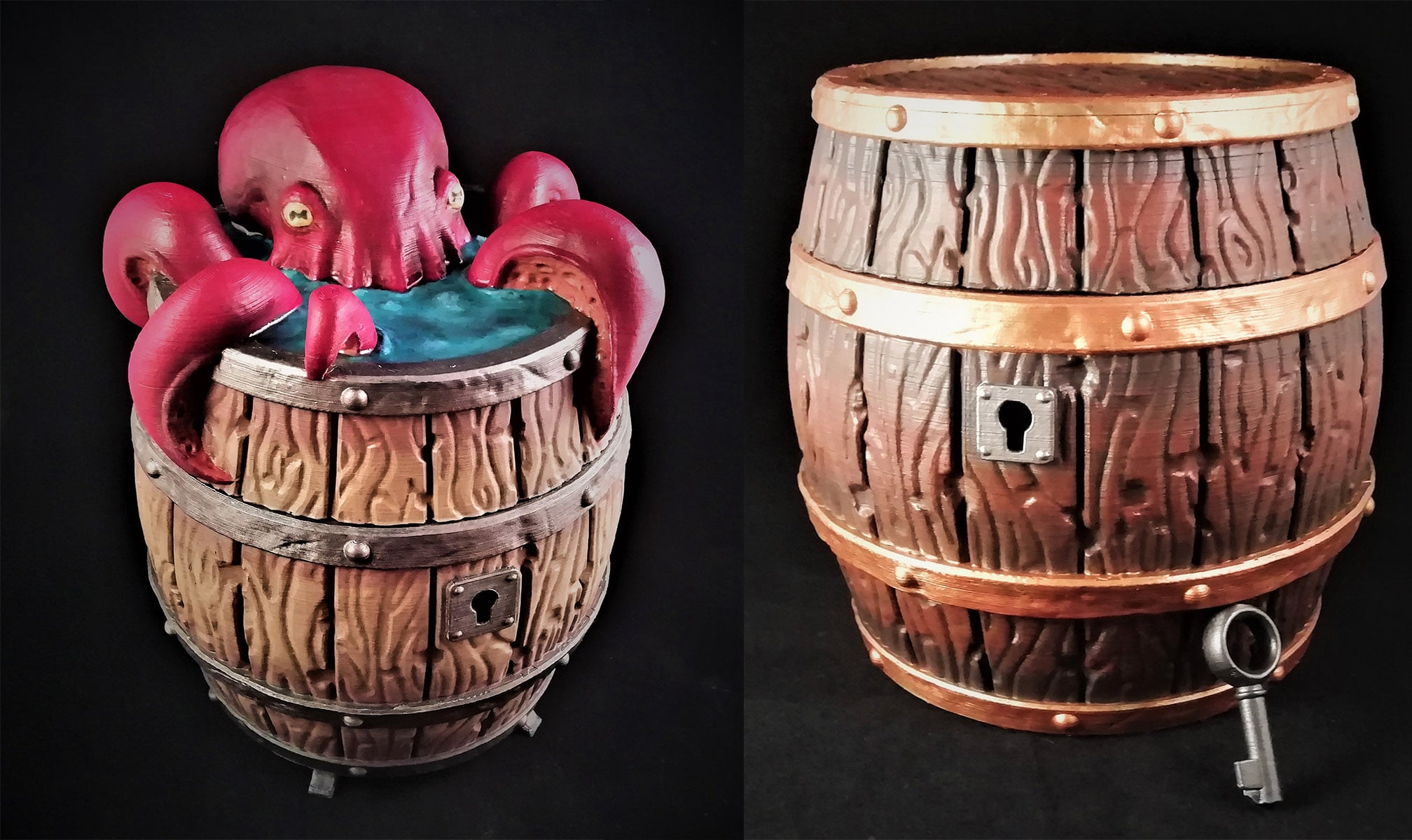 Storage Barrel - Working lock (and Squid)
