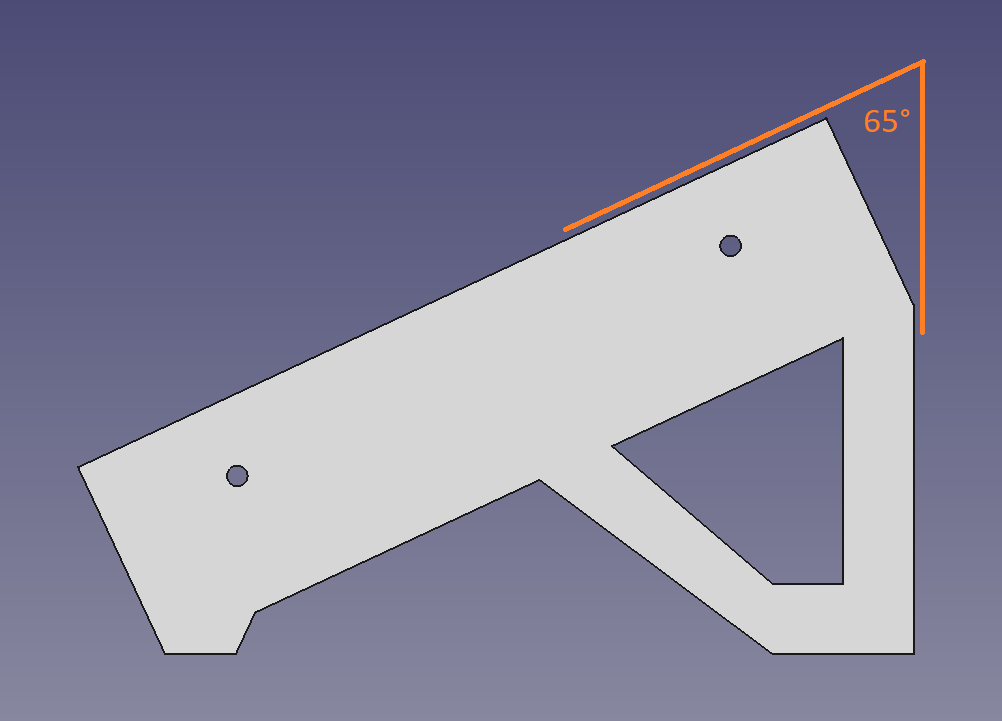Elektron stand low (65 degree angle)