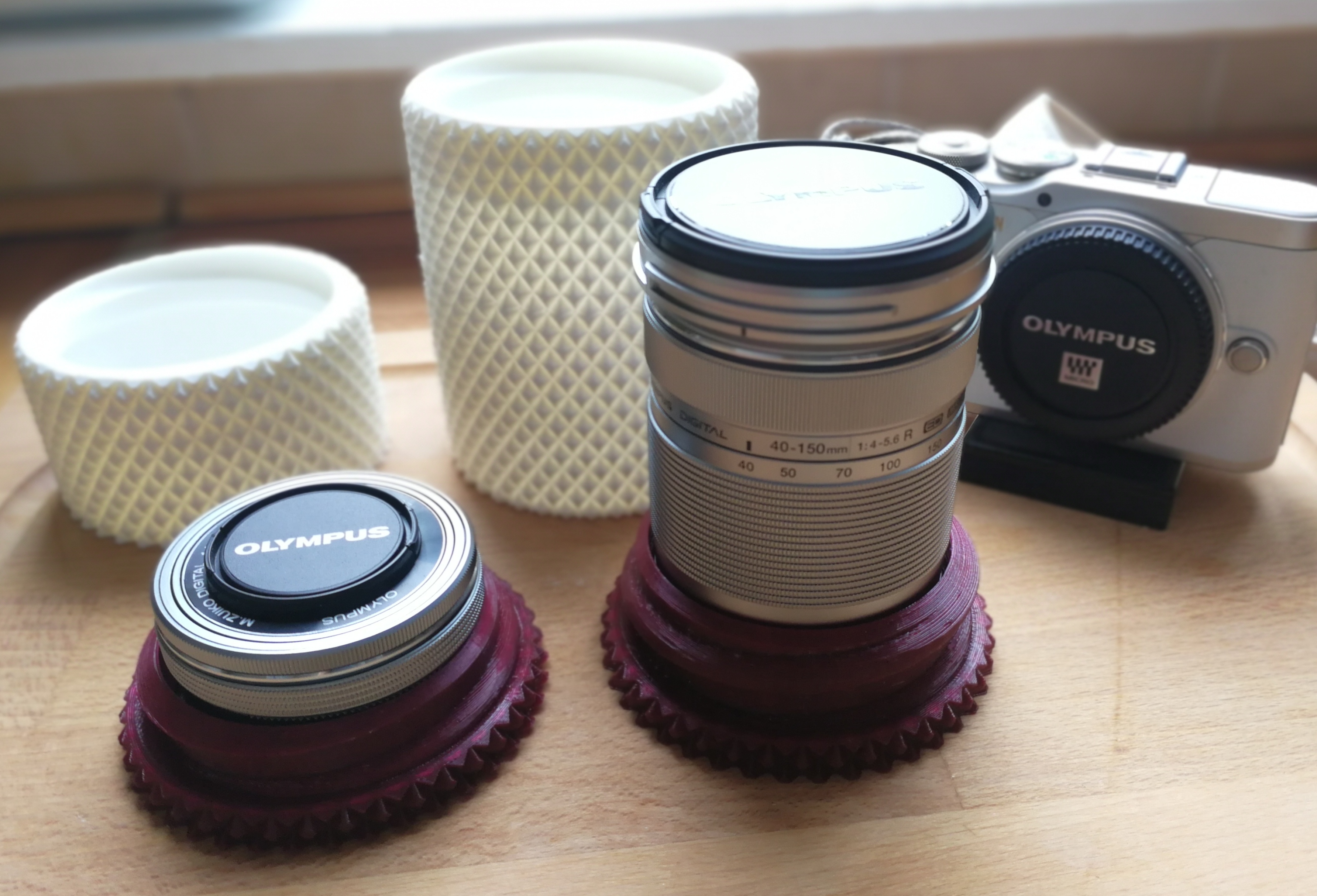 Transport cases for Micro Four Third Lenses