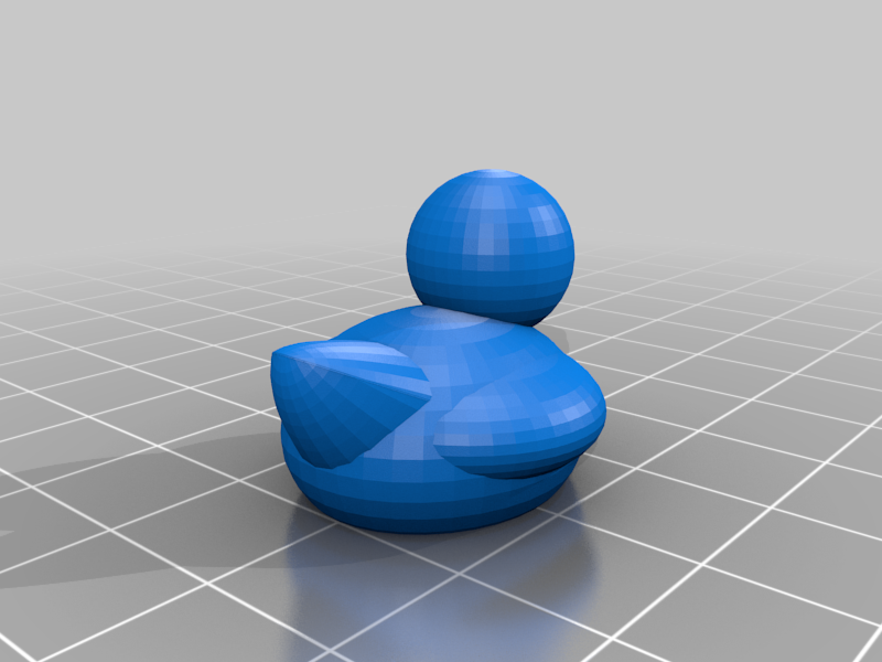 Easy to print duck