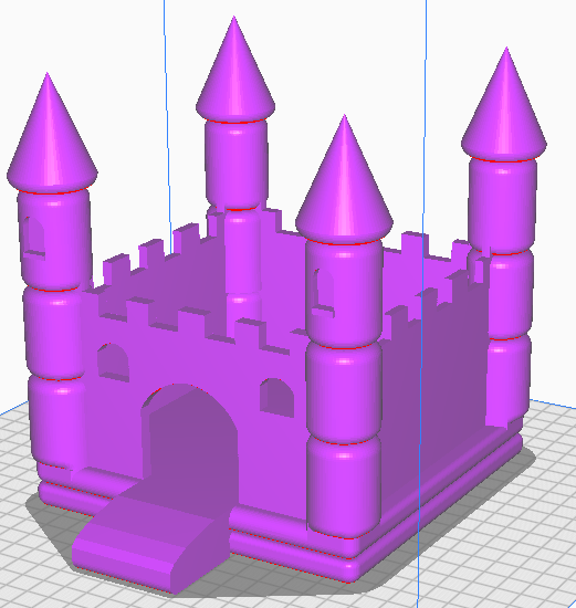 simple castle/ jumping castle
