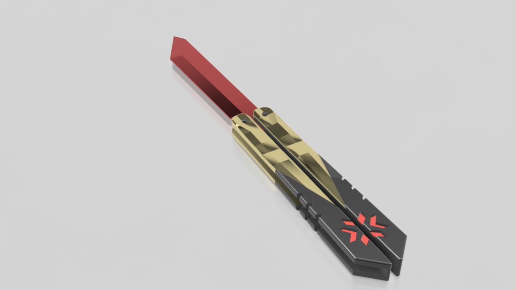 SIMPLE Champions Valorant Butterfly knife