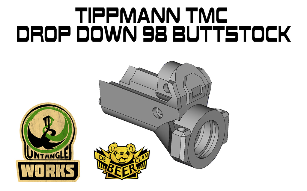 Tippmann TMC drop down 98 buttstock adapter