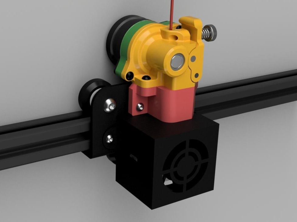 "The Orbiter CR" 140g direct dual drive Extruder for Creality and delta printer types