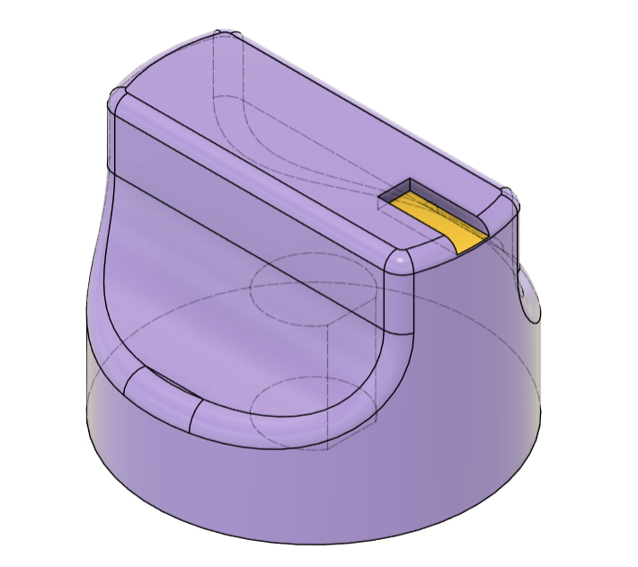 Parametric D Shaft Knob in Fusion360