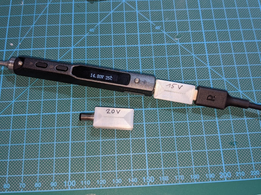 USB-C PD (ZYPDS) to DC 5525 for TS100