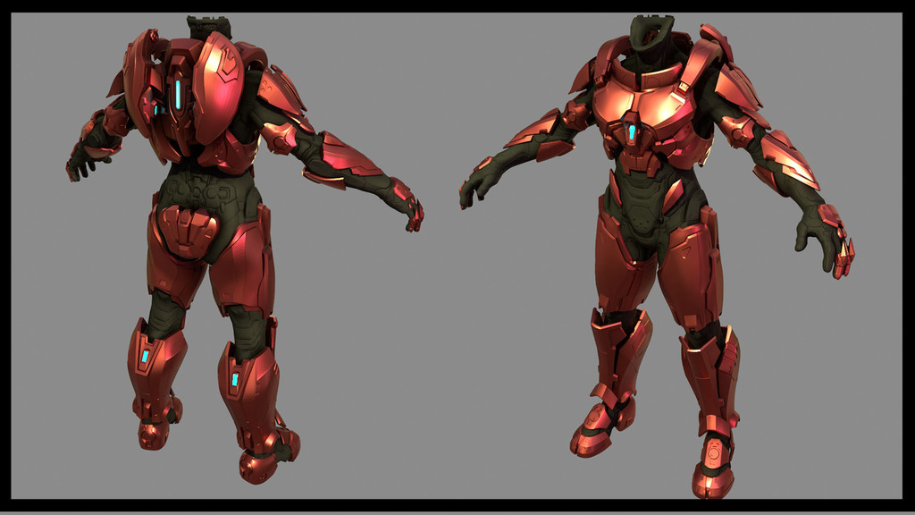 Halo 5: Guardians Hellcat Armor Build