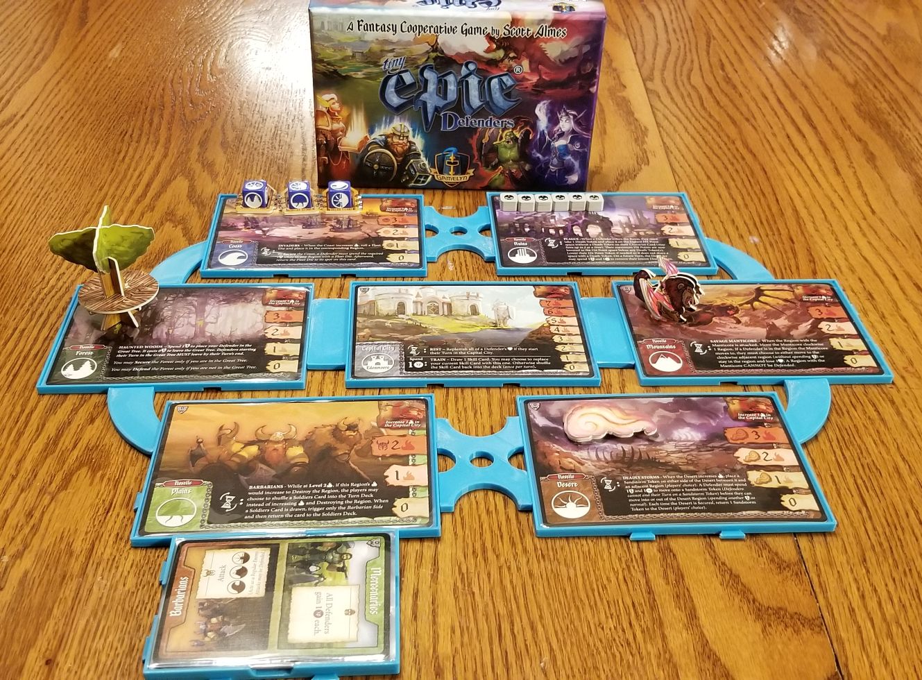 Tiny Epic Defenders Map Tray
