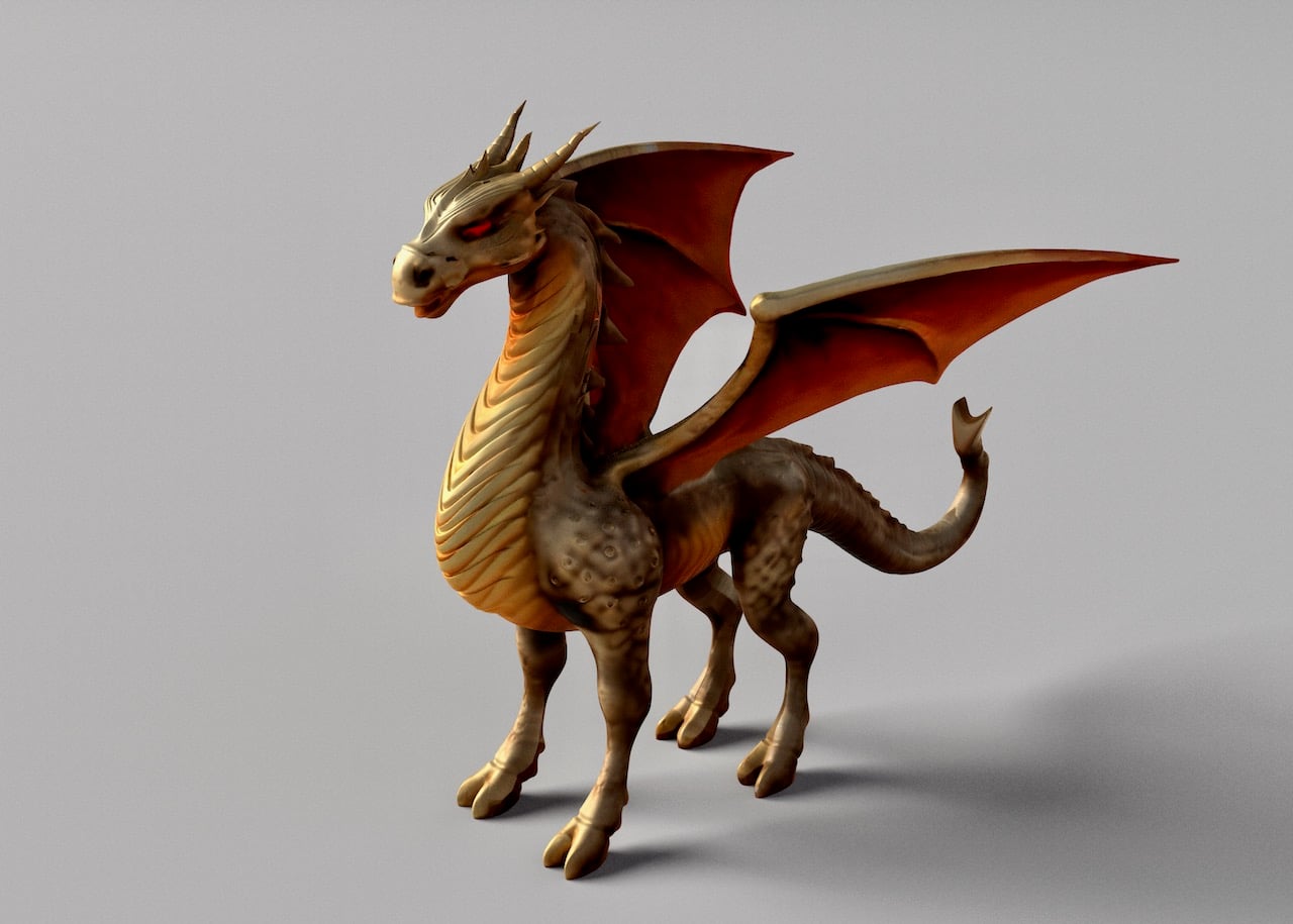 Dragon Horse Creature - Hippogriff