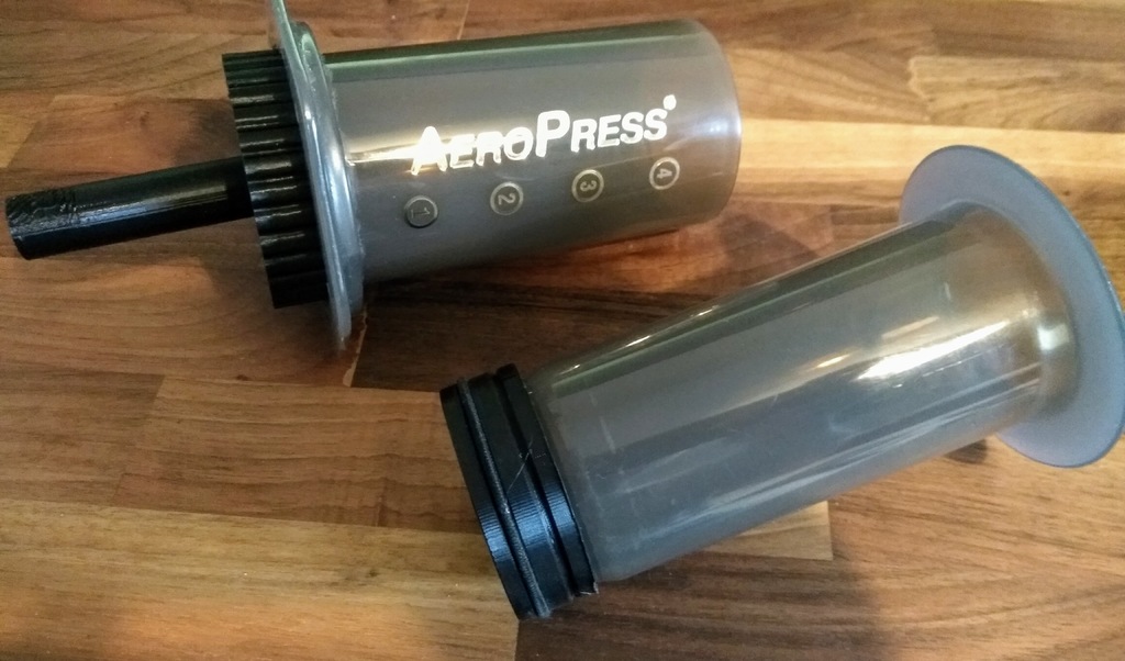 Aeropress Nerf Blaster - the "caffeine shot"