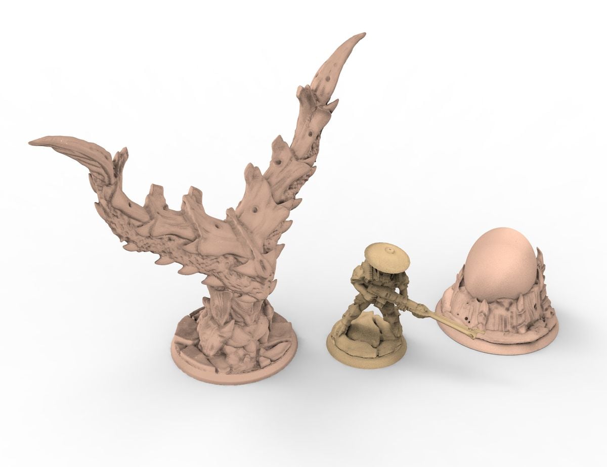tyty tyran tyranid 40k starship trooper objective marker x2 set remix